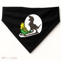 Bird Dinosaur Zookeeper Paleontologist Budgie Parakeet T Rex USA-Made Doggie Bandana thumb 0