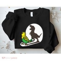 Bird Dinosaur Zookeeper Paleontologist Budgie Parakeet T Rex Sweatshirt thumb 2