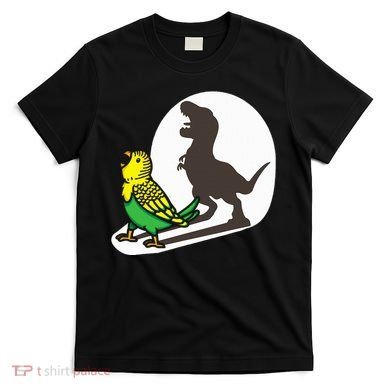 Bird Dinosaur Zookeeper Paleontologist Budgie Parakeet T Rex T-Shirt