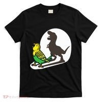 Bird Dinosaur Zookeeper Paleontologist Budgie Parakeet T Rex T-Shirt thumb 0