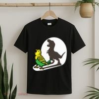 Bird Dinosaur Zookeeper Paleontologist Budgie Parakeet T Rex T-Shirt thumb 2