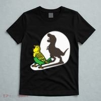 Bird Dinosaur Zookeeper Paleontologist Budgie Parakeet T Rex T-Shirt thumb 5