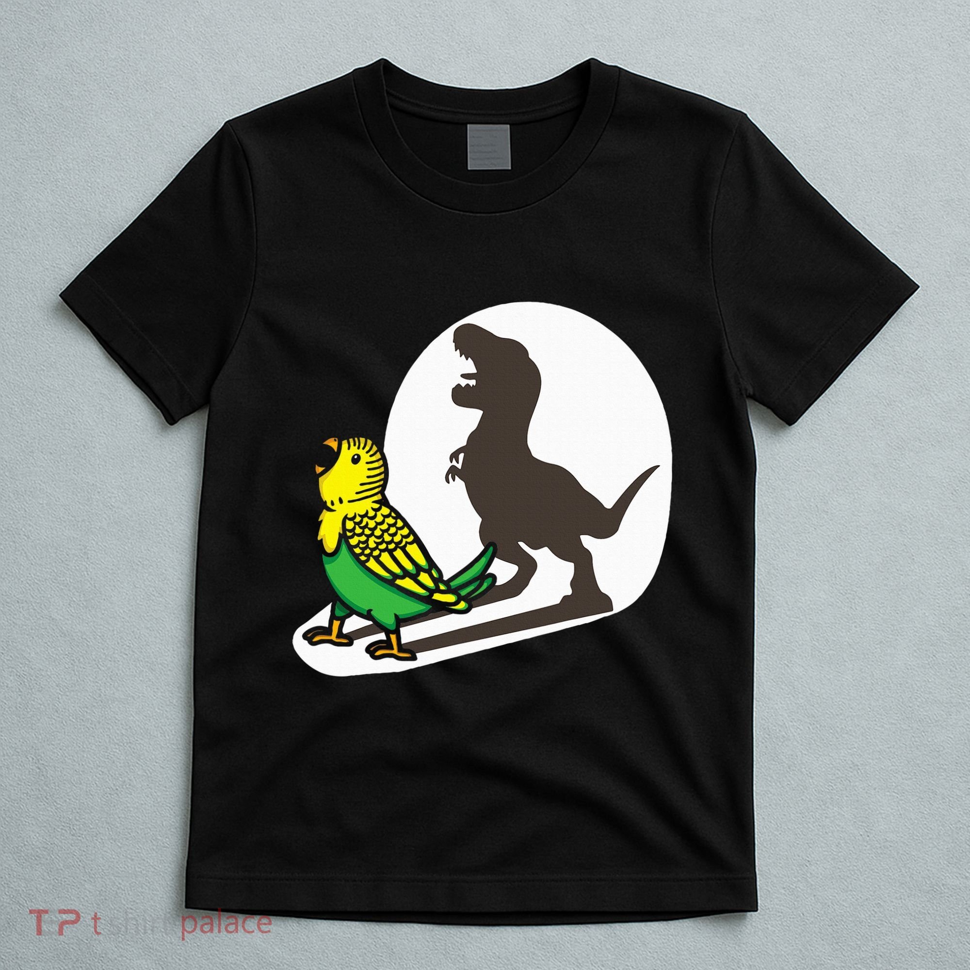Bird Dinosaur Zookeeper Paleontologist Budgie Parakeet T Rex T-Shirt