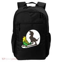 Bird Dinosaur Zookeeper Paleontologist Budgie Parakeet T Rex Backpack thumb 0