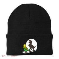 Bird Dinosaur Zookeeper Paleontologist Budgie Parakeet T Rex Beanie thumb 0