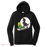 Bird Dinosaur Zookeeper Paleontologist Budgie Parakeet T Rex Women's Hoodie thumb 0