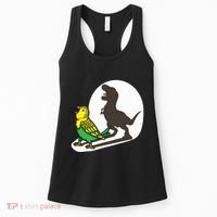 Bird Dinosaur Zookeeper Paleontologist Budgie Parakeet T Rex Women's Tank Top thumb 0