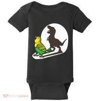 Bird Dinosaur Zookeeper Paleontologist Budgie Parakeet T Rex Baby Bodysuit thumb 0