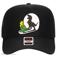Bird Dinosaur Zookeeper Paleontologist Budgie Parakeet T Rex Hat thumb 0