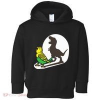 Bird Dinosaur Zookeeper Paleontologist Budgie Parakeet T Rex Toddler Hoodie thumb 0