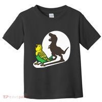 Bird Dinosaur Zookeeper Paleontologist Budgie Parakeet T Rex Toddler T-Shirt thumb 0
