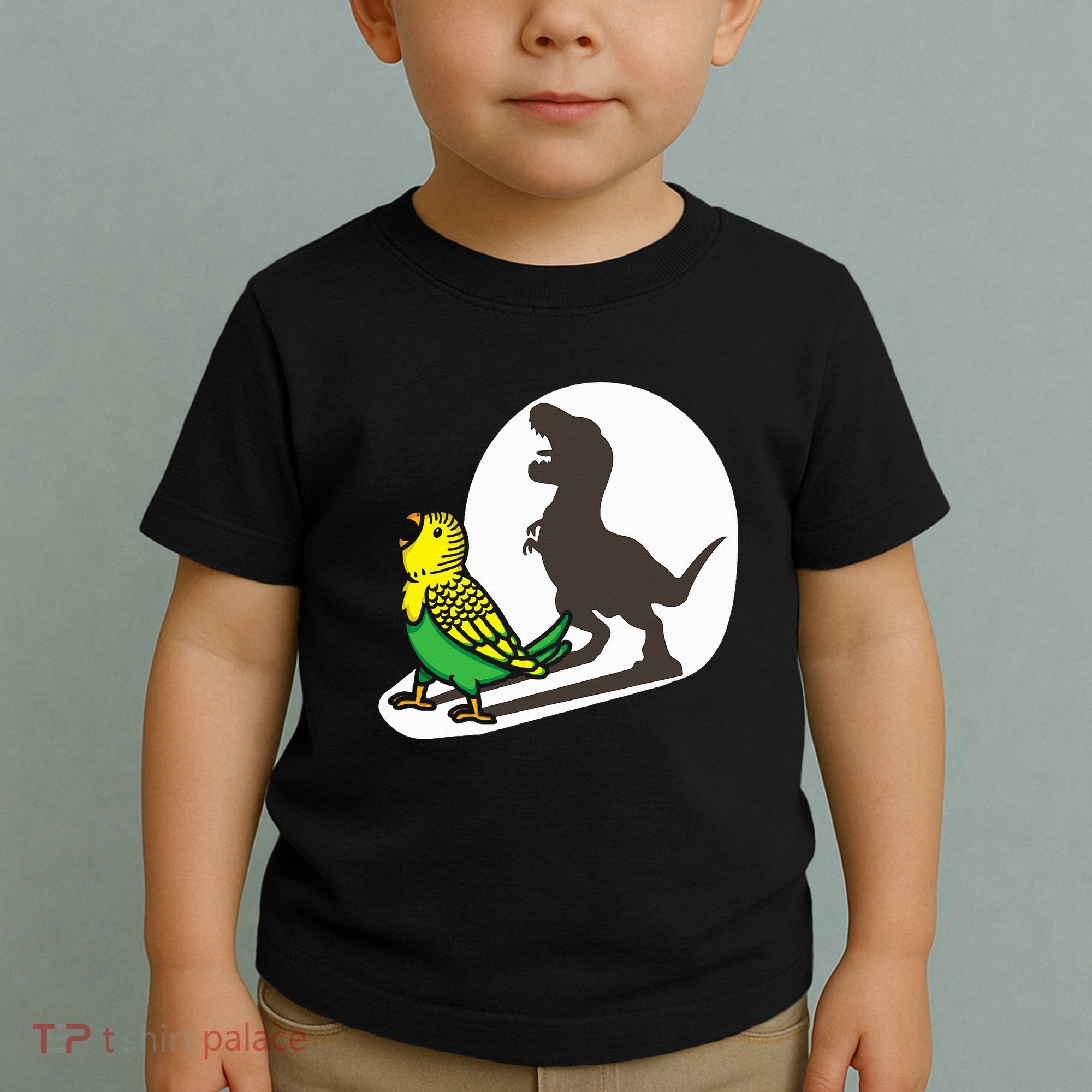 Bird Dinosaur Zookeeper Paleontologist Budgie Parakeet T Rex Toddler T-Shirt