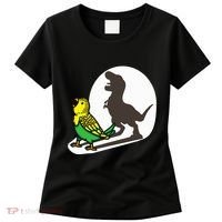 Bird Dinosaur Zookeeper Paleontologist Budgie Parakeet T Rex Women's T-Shirt thumb 0