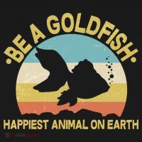 Be A Goldfish Happiest Animal On Earth Bucket Hat thumb 4