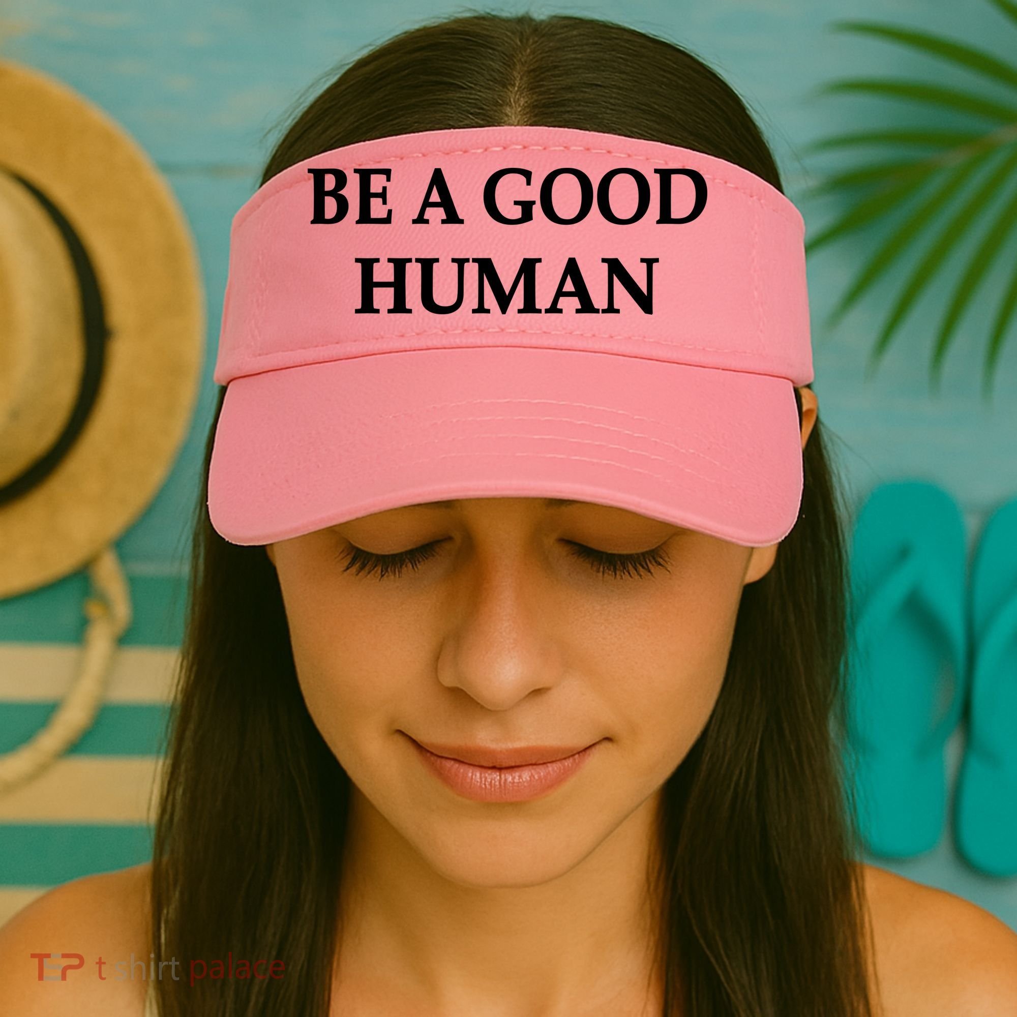 Be A Good Human Visor