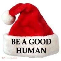 Be A Good Human Santa Hat thumb 0
