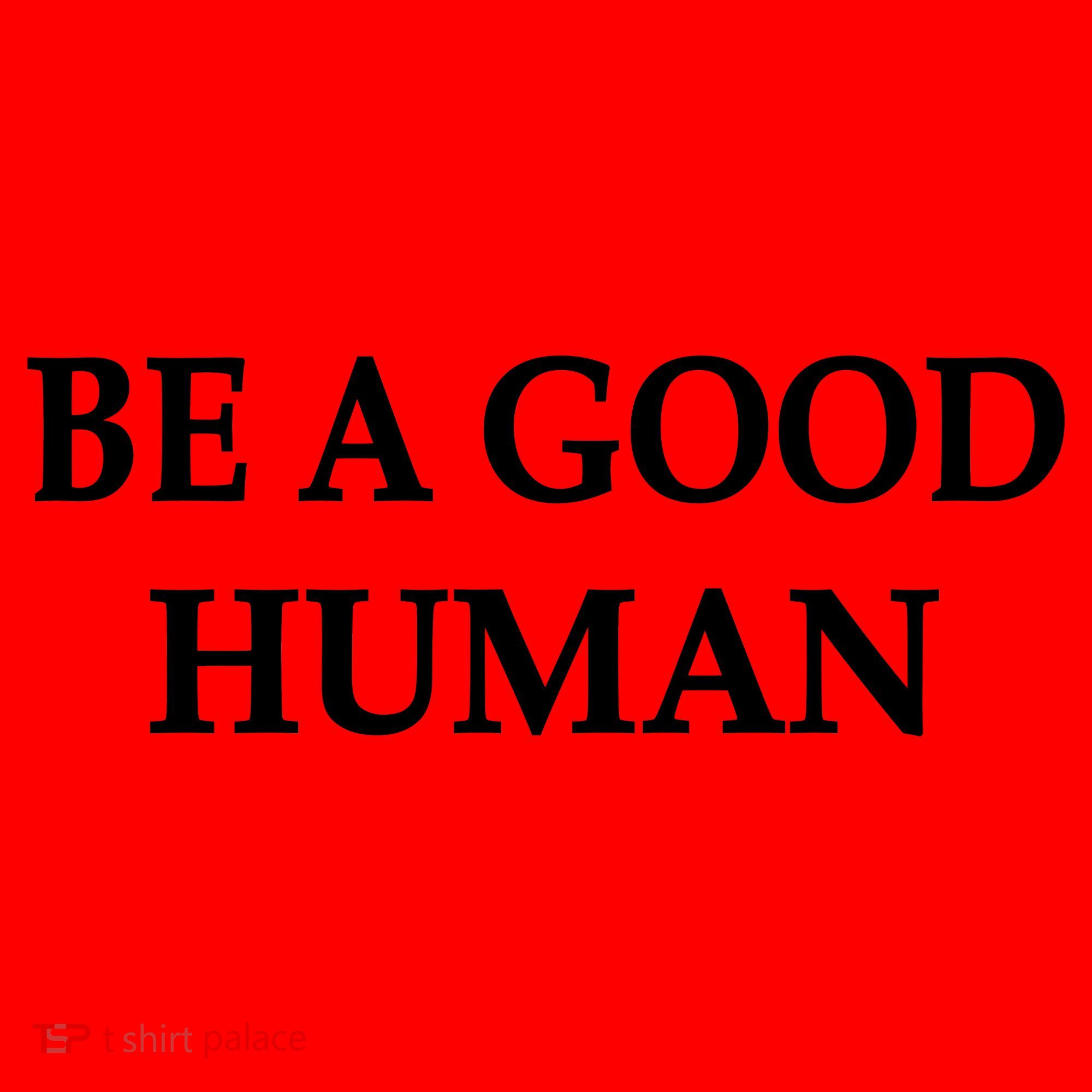Be A Good Human Santa Hat