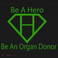 Be A Hero Organ Donor Women's Long Sleeve Shirt thumb 2