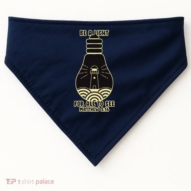 Be A Light For All To See USA-Made Doggie Bandana