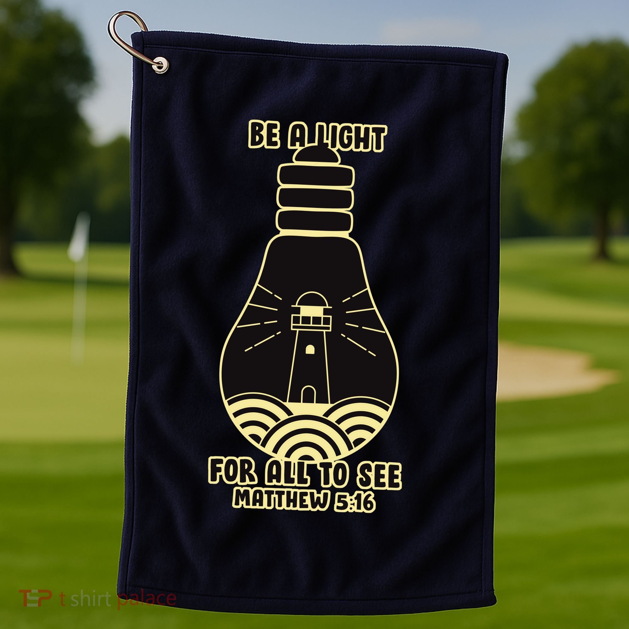 Be A Light For All To See Golf Towel