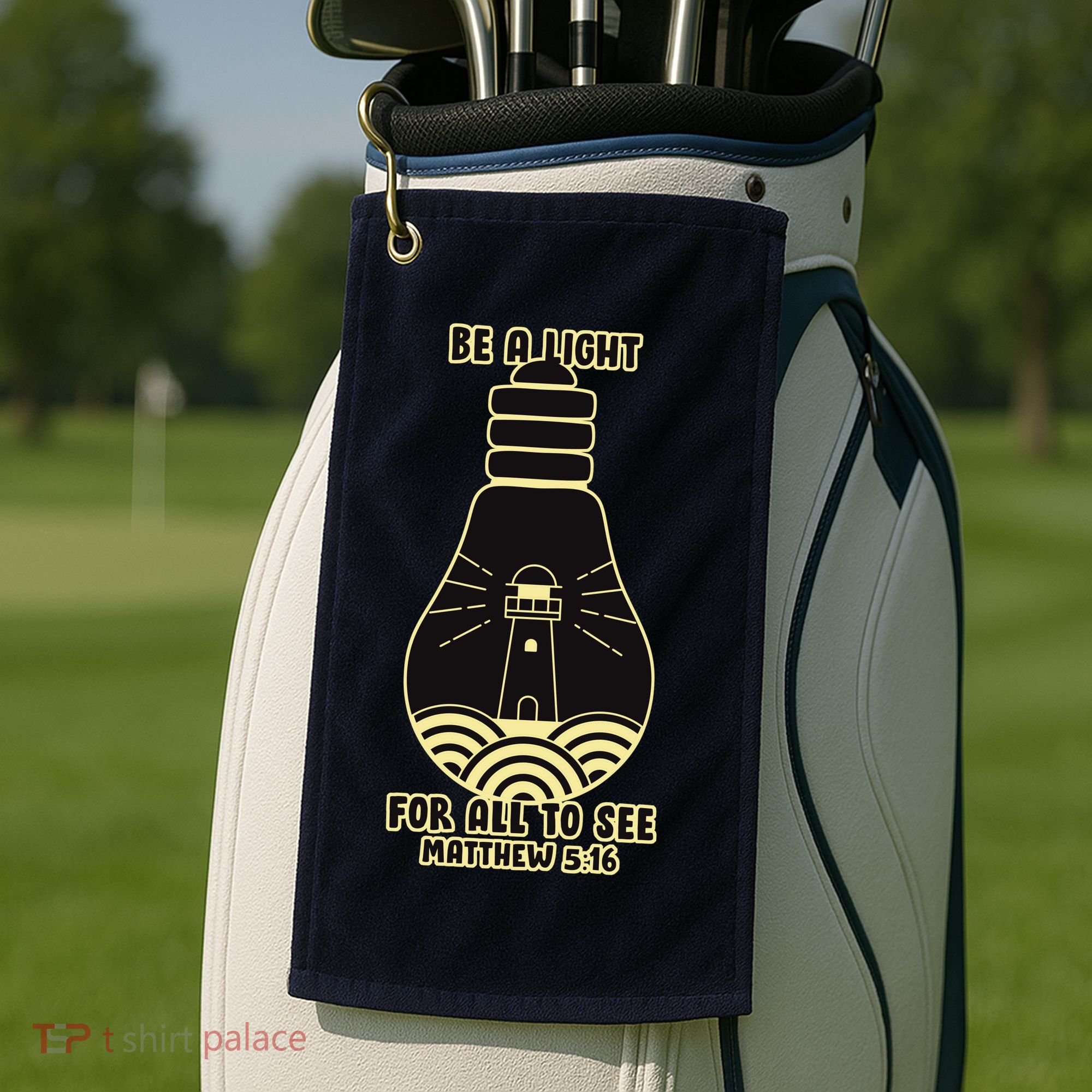 Be A Light For All To See Golf Towel