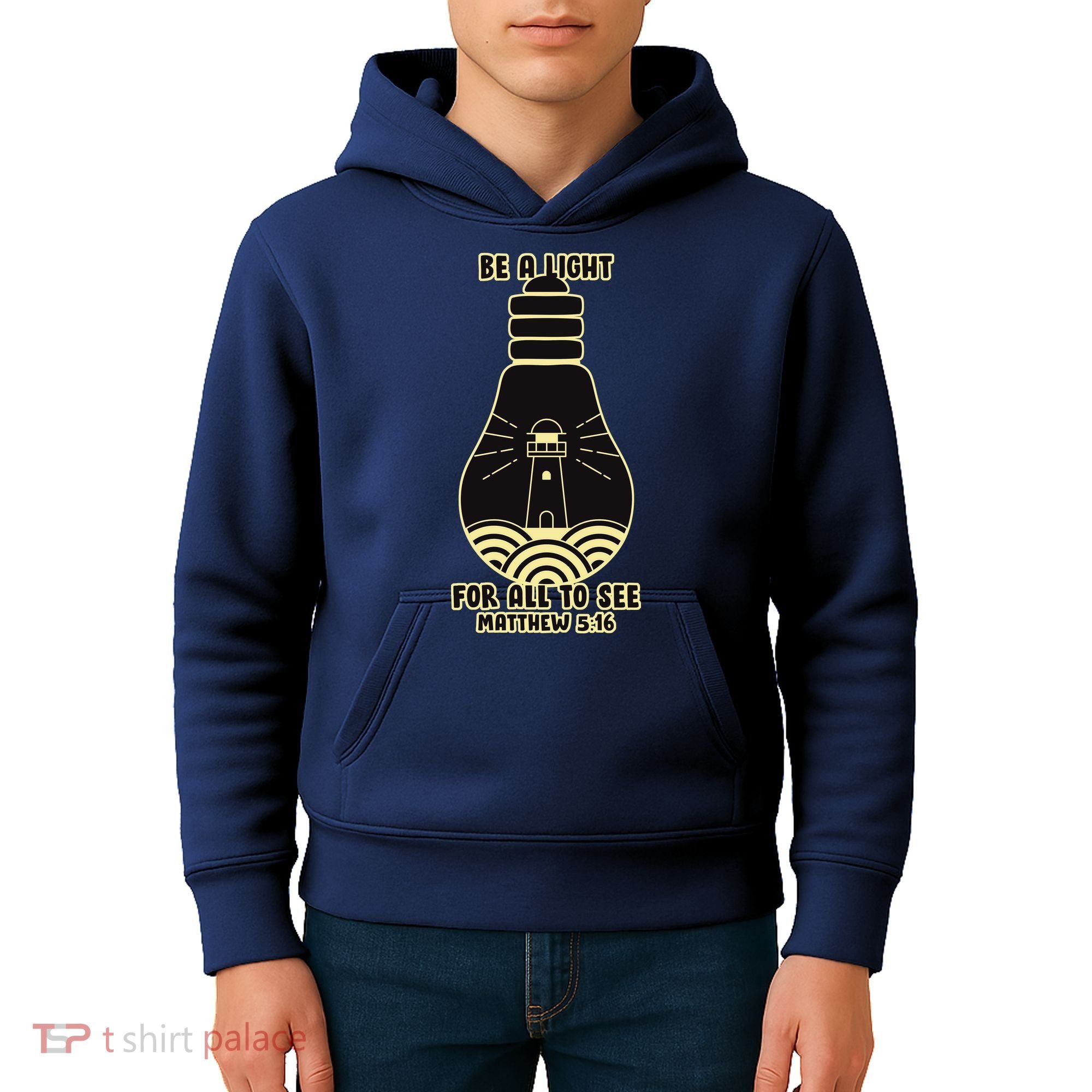 Be A Light For All To See Kids Hoodie