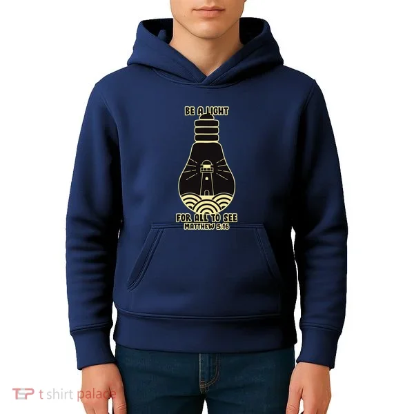 Be A Light For All To See Kids Hoodie