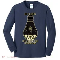 Be A Light For All To See Kids Long Sleeve Shirt thumb 0