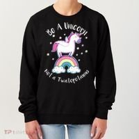 Be A Unicorn Not A Twatopotamus Women's Sweatshirt thumb 0