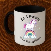 Be A Unicorn Not A Twatopotamus Coffee Mug thumb 2