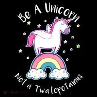 Be A Unicorn Not A Twatopotamus Ornament thumb 1