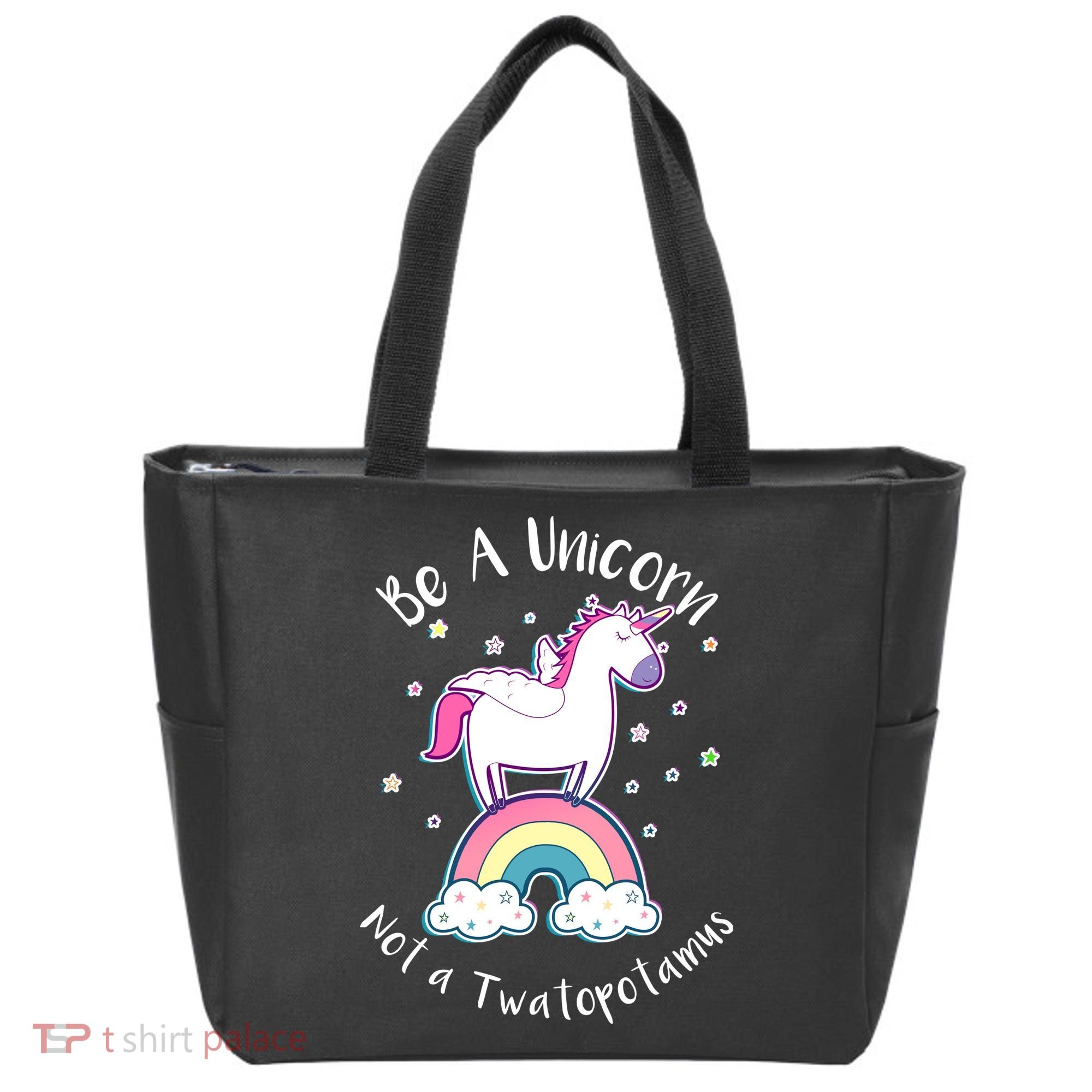 Be A Unicorn Not A Twatopotamus Tote Bag