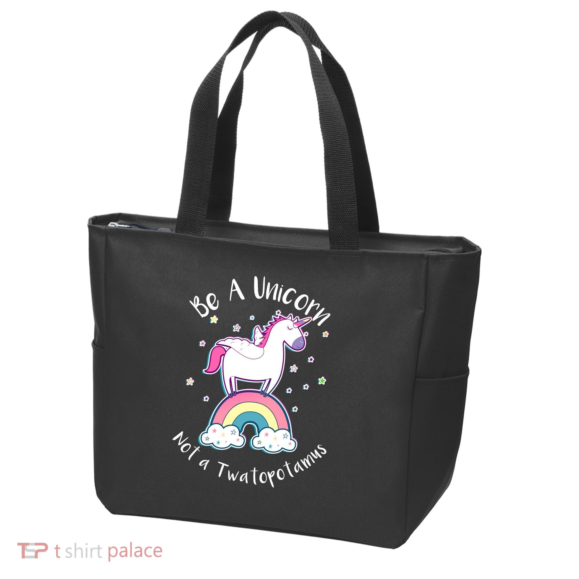 Be A Unicorn Not A Twatopotamus Tote Bag