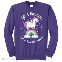 Be A Unicorn Not A Twatopotamus Sweatshirt thumb 0
