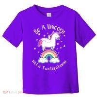 Be A Unicorn Not A Twatopotamus Toddler T-Shirt thumb 0
