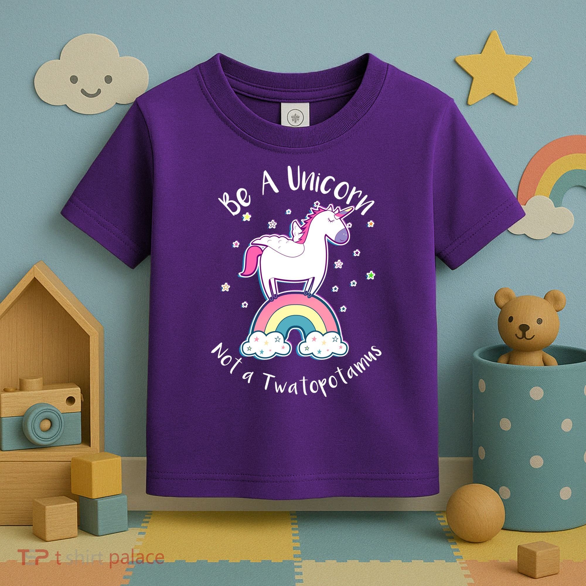 Be A Unicorn Not A Twatopotamus Toddler T-Shirt