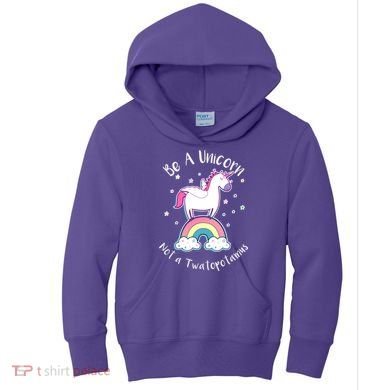 Be A Unicorn Not A Twatopotamus Kids Hoodie