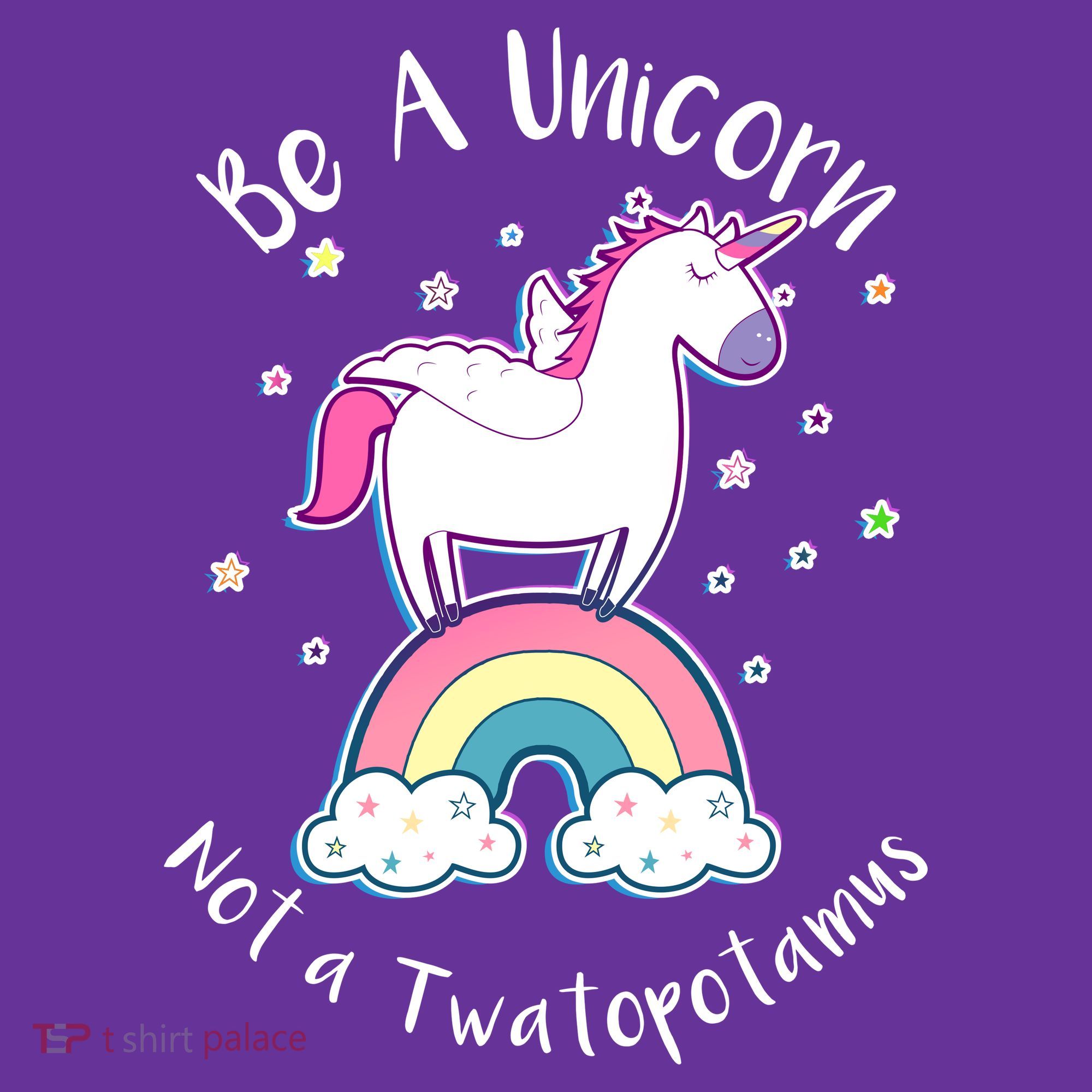 Be A Unicorn Not A Twatopotamus Kids Hoodie