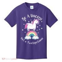 Be A Unicorn Not A Twatopotamus Kids T-Shirt thumb 0