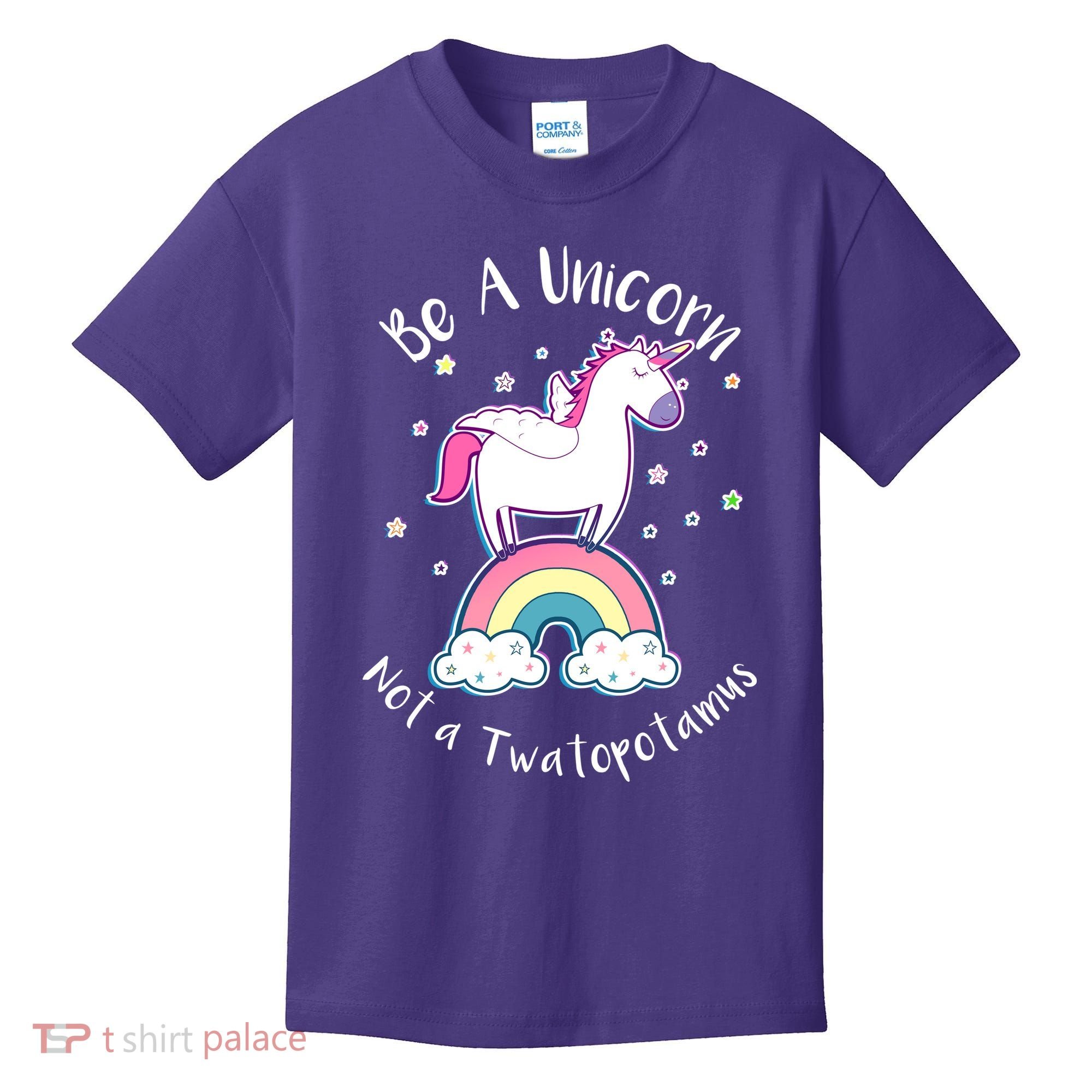 Be A Unicorn Not A Twatopotamus Kids T-Shirt