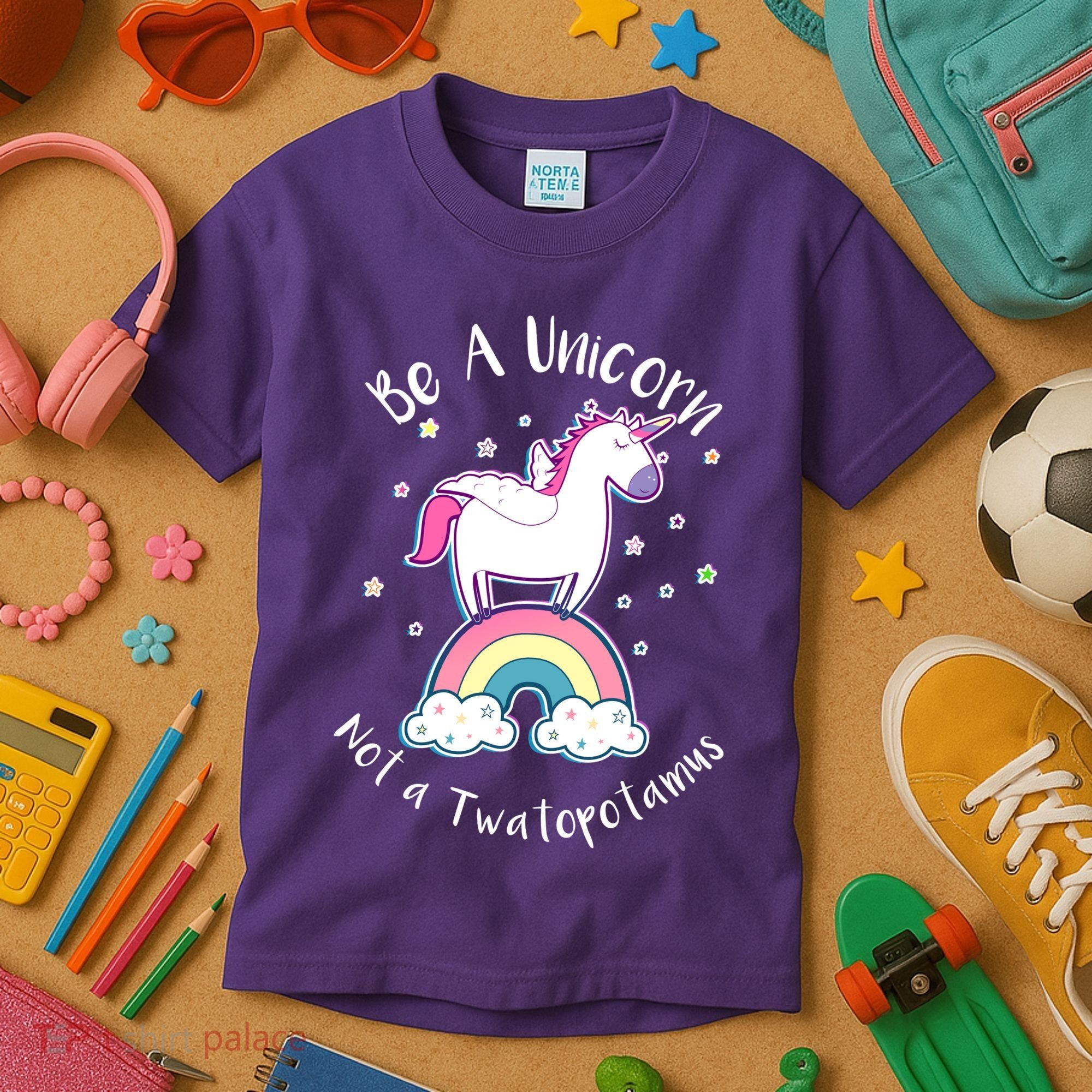 Be A Unicorn Not A Twatopotamus Kids T-Shirt
