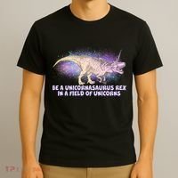 Be A Unicornasaurus Rex T-Shirt thumb 3