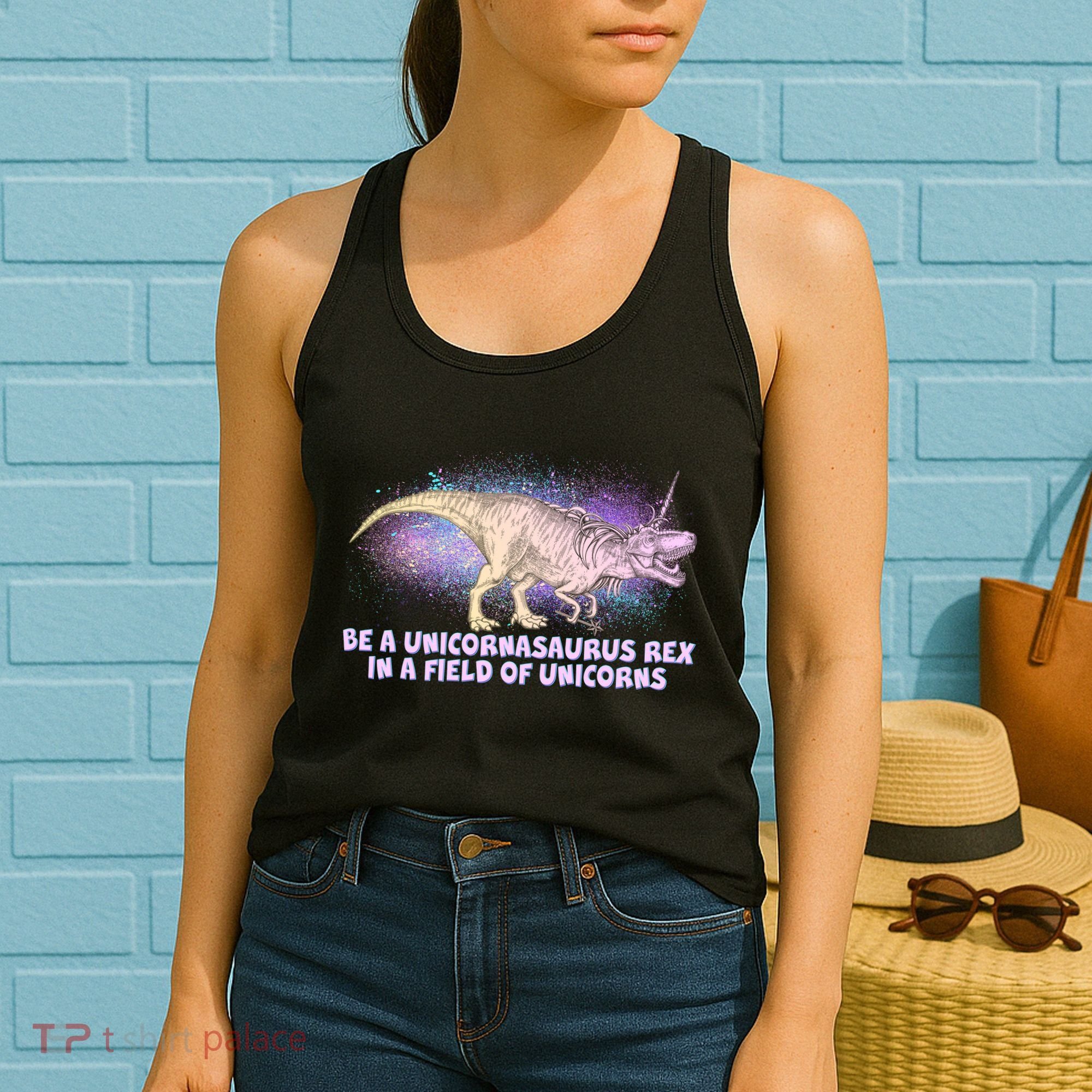 Be A Unicornasaurus Rex Women's Tank Top