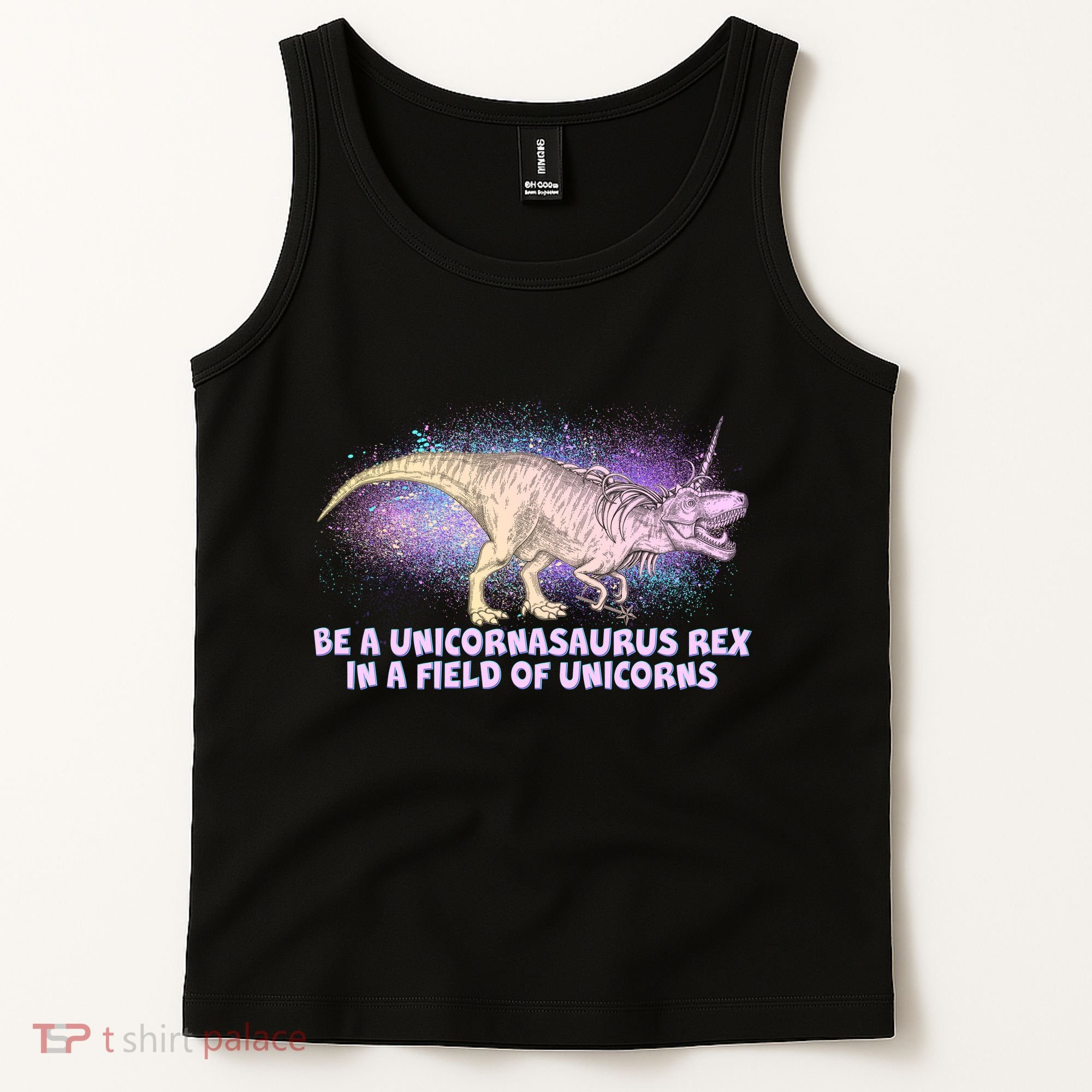 Be A Unicornasaurus Rex Tank Top