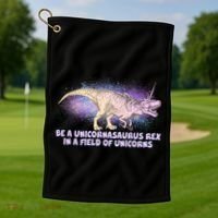 Be A Unicornasaurus Rex Golf Towel thumb 1