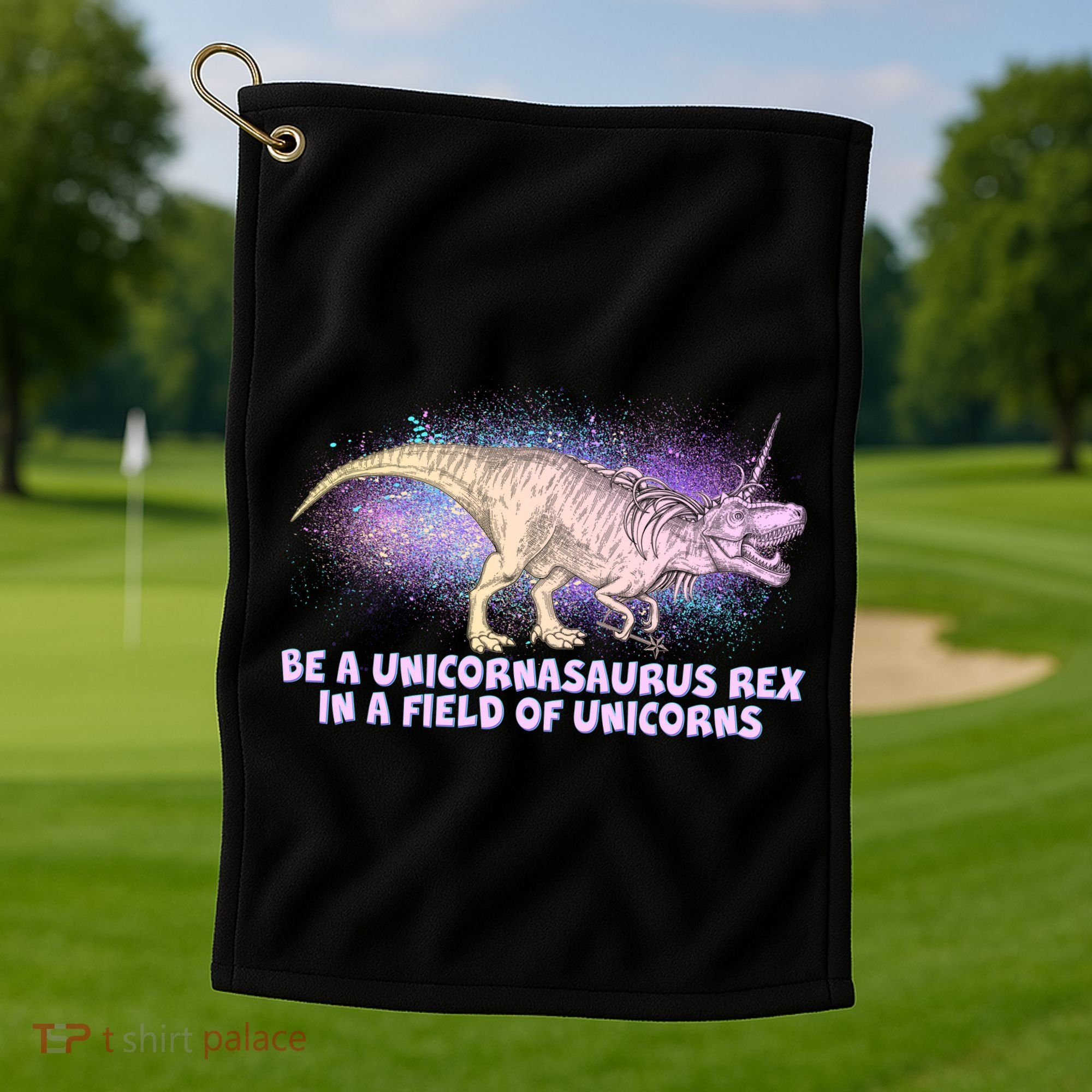 Be A Unicornasaurus Rex Golf Towel