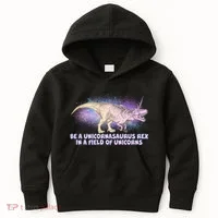 Be A Unicornasaurus Rex Kids Hoodie thumb 0