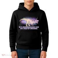 Be A Unicornasaurus Rex Kids Hoodie thumb 4