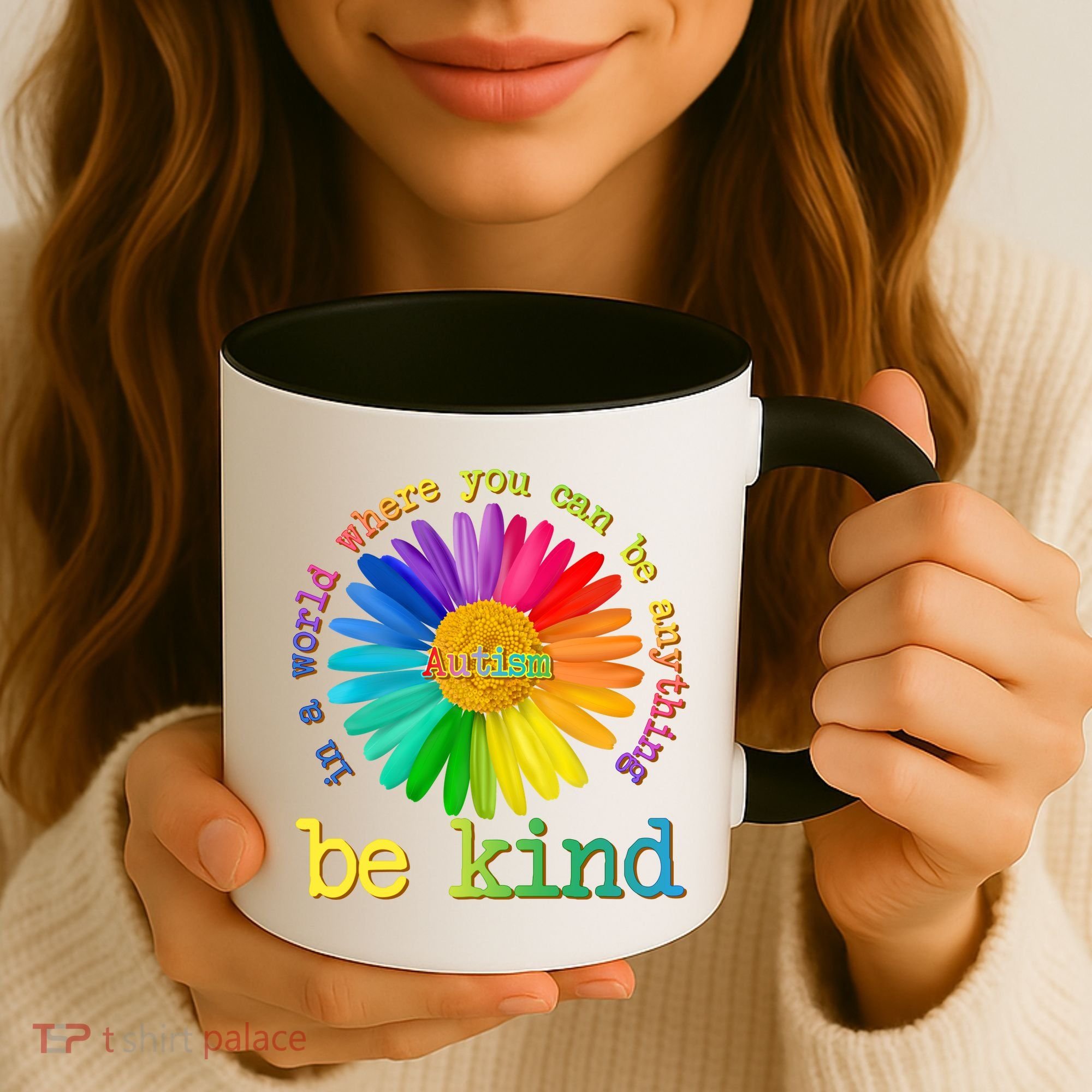 Be Anything Be Kind Autism Awareness Coffee Mug
