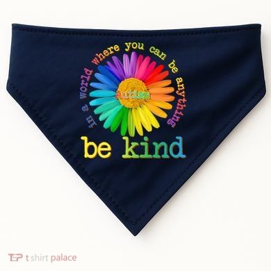 Be Anything Be Kind Autism Awareness USA-Made Doggie Bandana